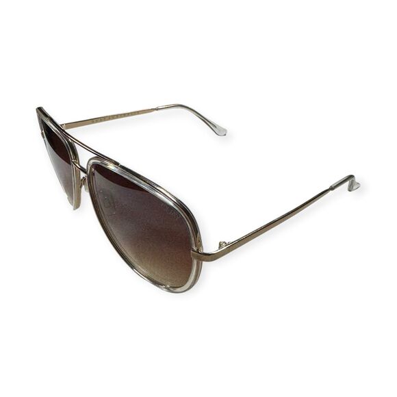 Quay Australia All In Sunglasses Doe Frame Brown Fawn Lens Aviator Classic main image 6